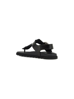 Leather Slidy Viv' Thong Sandals.