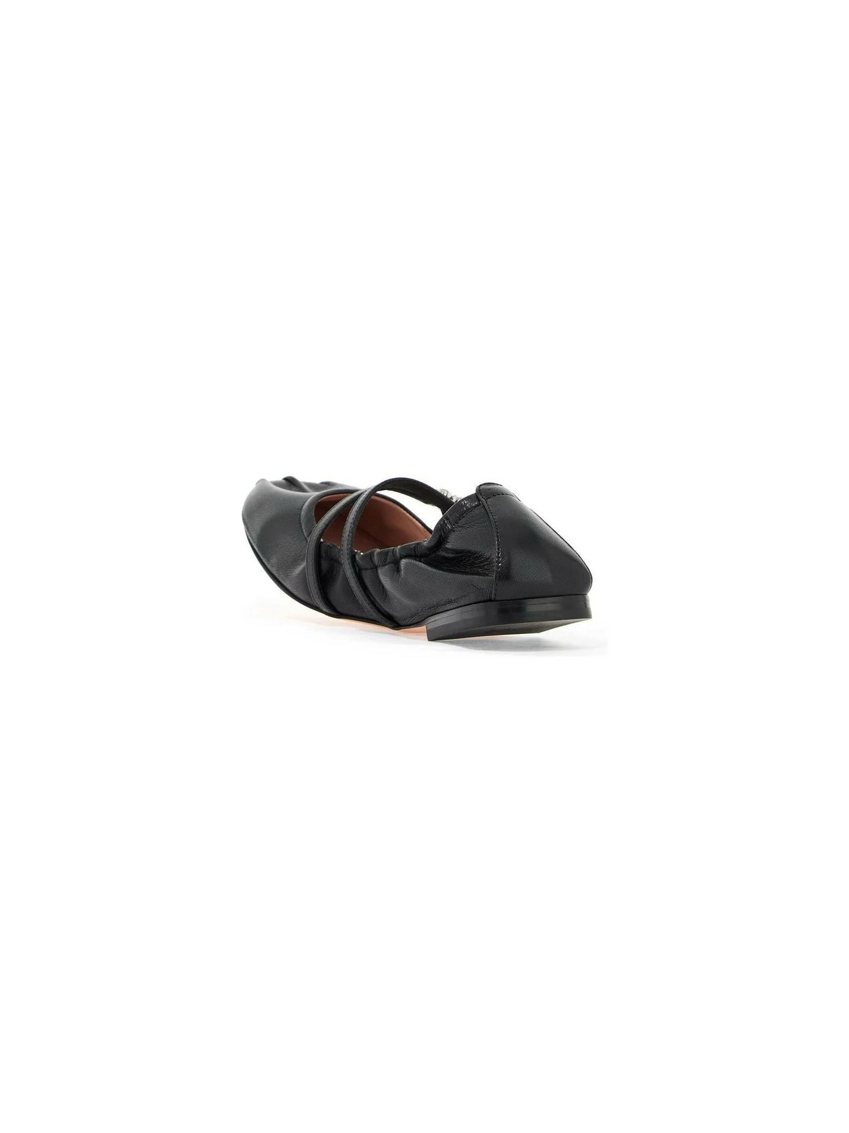 Nappa Leather Mary Jane Flats.