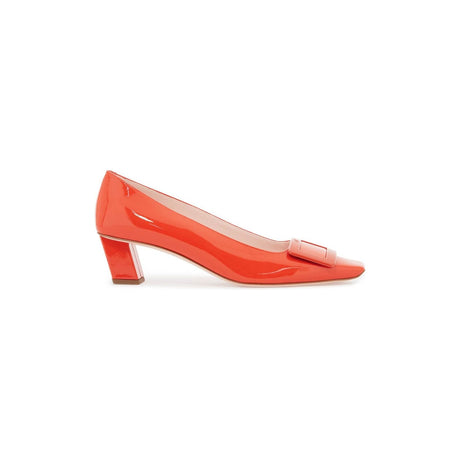 ROGER VIVIER-Patent Leather Belle Viver Pumps -JOHN JULIA.