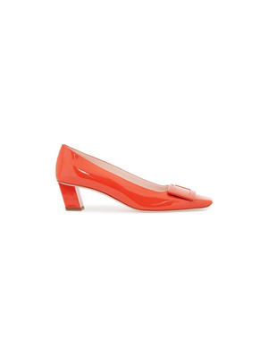 ROGER VIVIER-Patent Leather Belle Viver Pumps -JOHN JULIA.