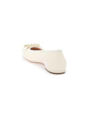 Très Vivier Strass Buckle Nappa Leather Ballerinas ROGER VIVIER JOHN JULIA.