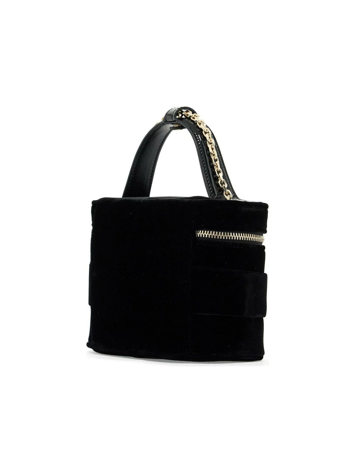 Velvet Vanity Strass Buckle Bag.