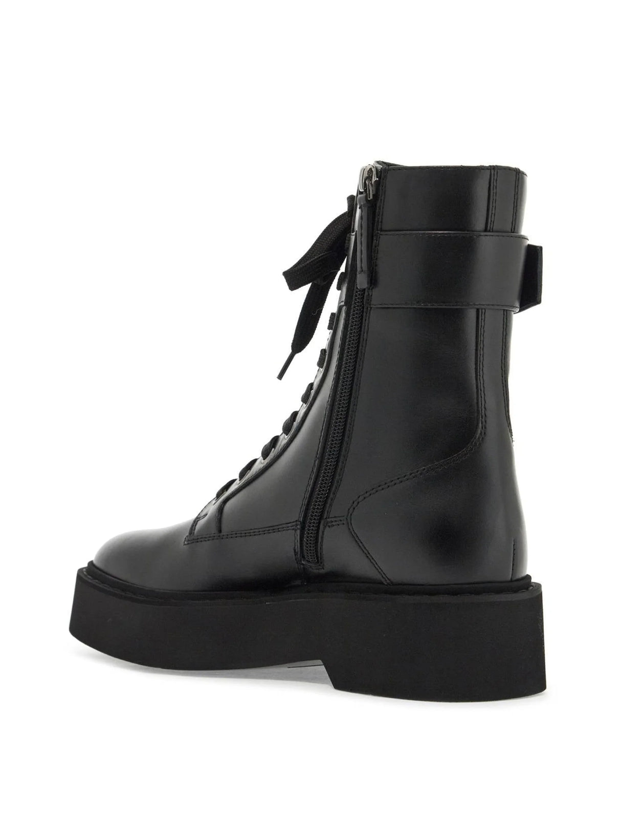 Viv Rangers Platform Leather Boots-Roger Vivier-JOHN JULIA