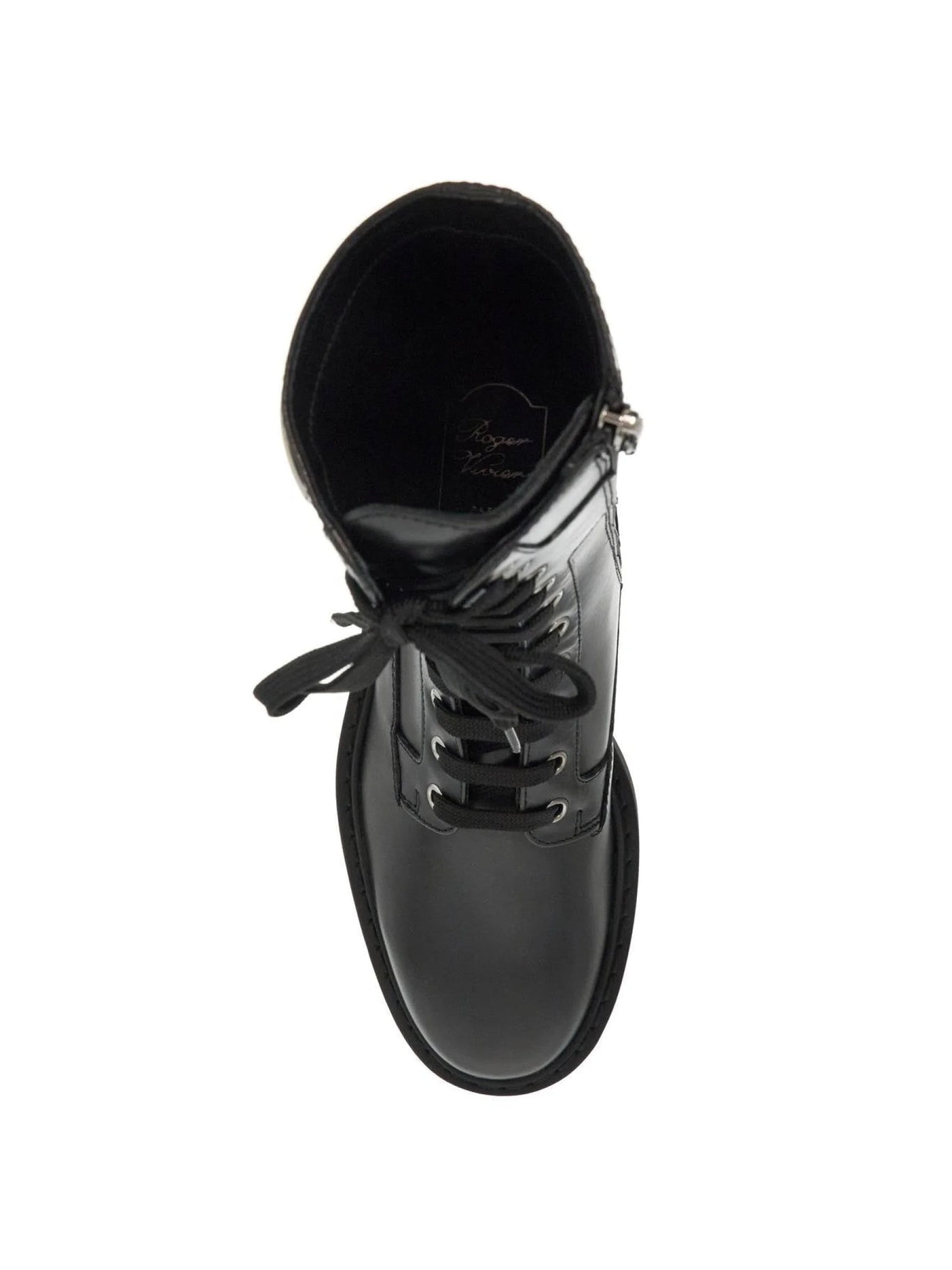 Viv Rangers Platform Leather Boots-Roger Vivier-JOHN JULIA