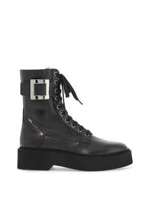 Viv Rangers Platform Leather Boots-Roger Vivier-JOHN JULIA