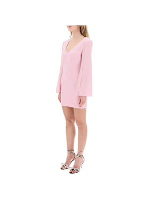 Cape Sleeve Mini Dress - Women > Clothing > Dresses > Mini