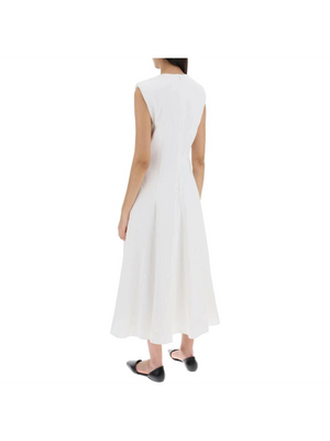 Cotton Poplin Midi Dress ROLAND MOURET JOHN JULIA.