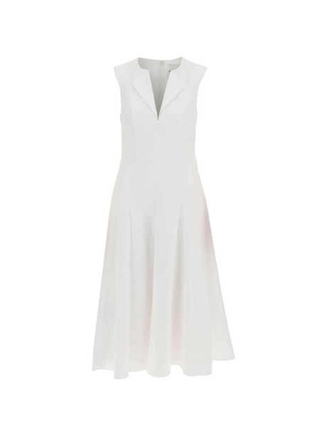 Cotton Poplin Midi Dress ROLAND MOURET JOHN JULIA.