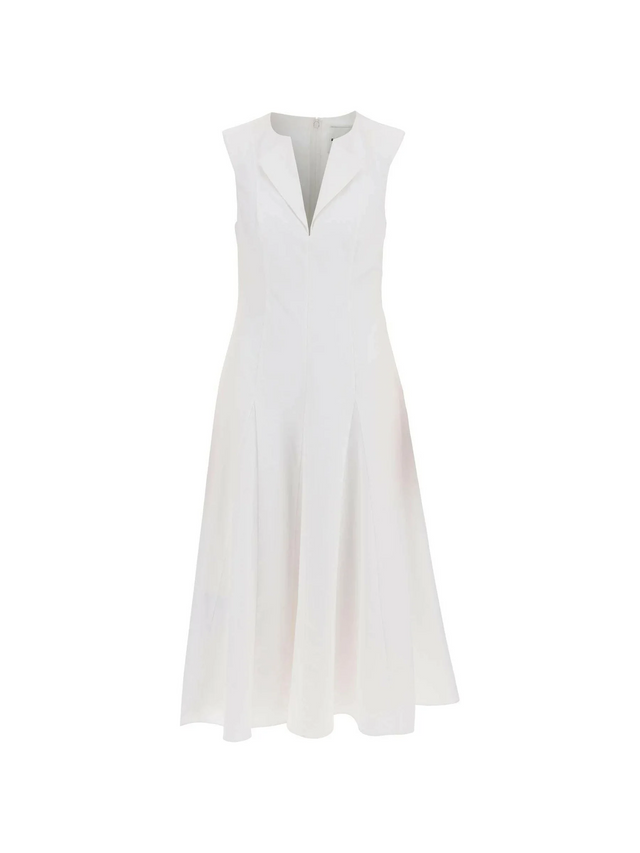 Cotton Poplin Midi Dress ROLAND MOURET JOHN JULIA.