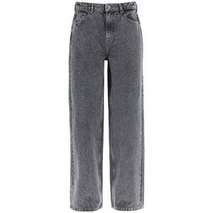 Grey Rhinestone Wide-Leg Jeans ROTATE JOHN JULIA.