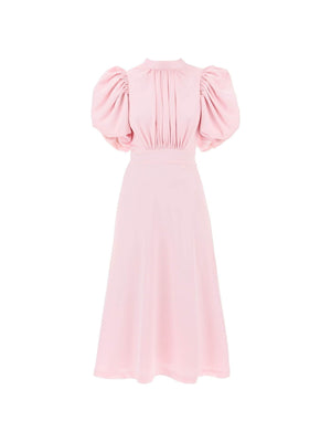 ROTATE-Satin Midi Dress-JOHN JULIA