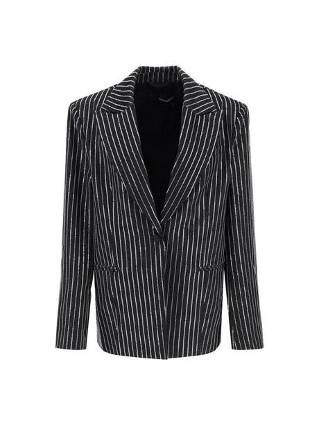 Sequined Striped Blazer ROTATE JOHN JULIA.