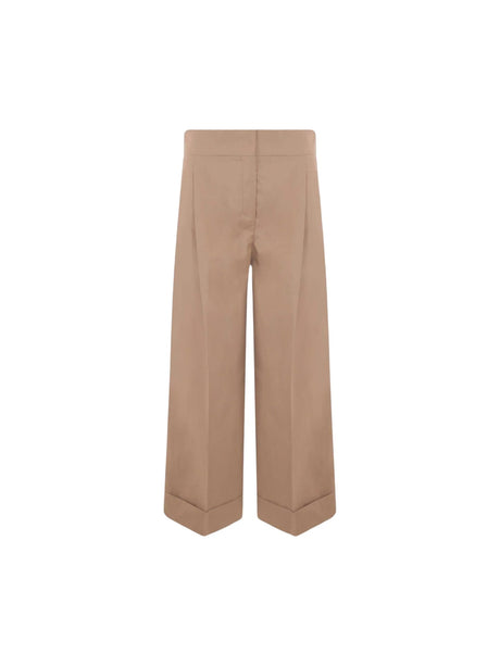 Abba Twill Wide-leg Pants-S MAX MARA-JOHN JULIA