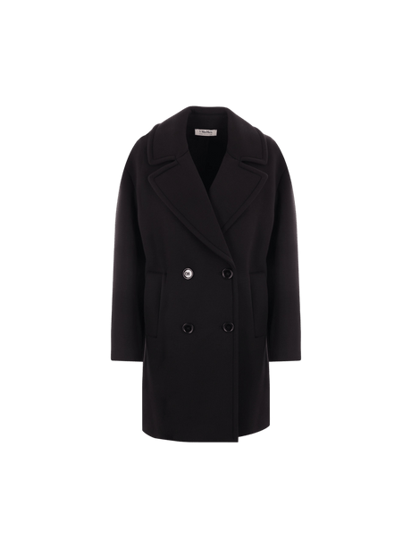 Gradi Double-breasted Scuba Jersey Peacoat-S MAX MARA-JOHN JULIA