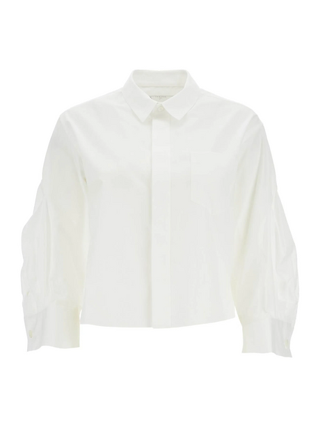 Boxy Shirt With Wide Sleeves