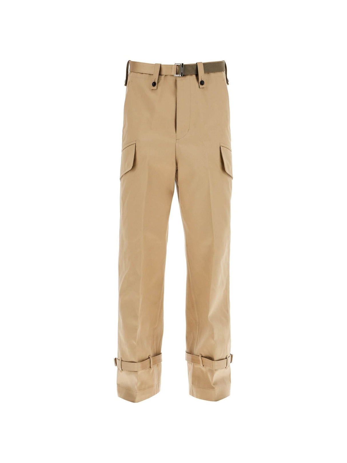 SACAI-Cotton Chino Pants-JOHN JULIA