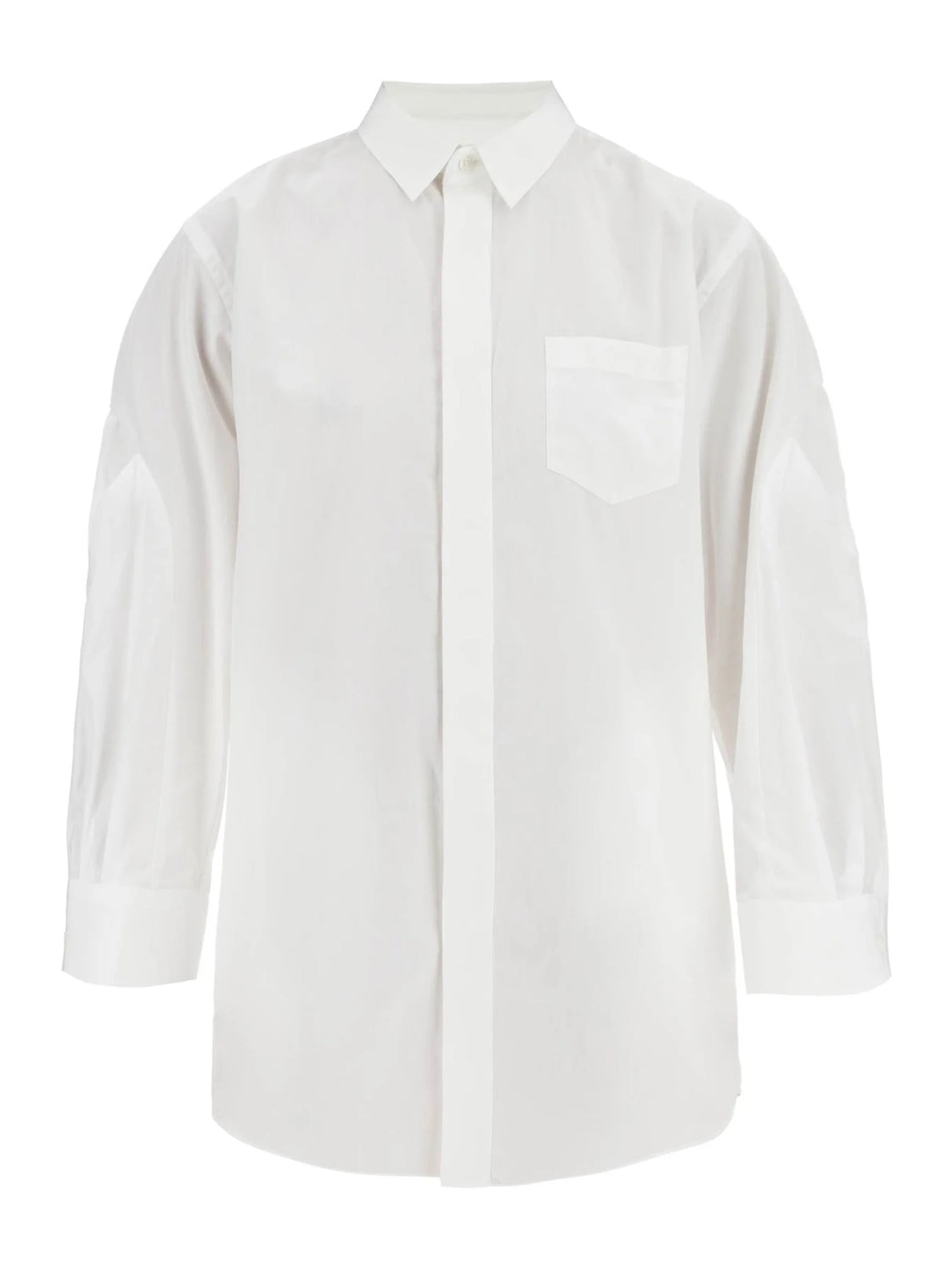 Mini Poplin Blouse In Chem