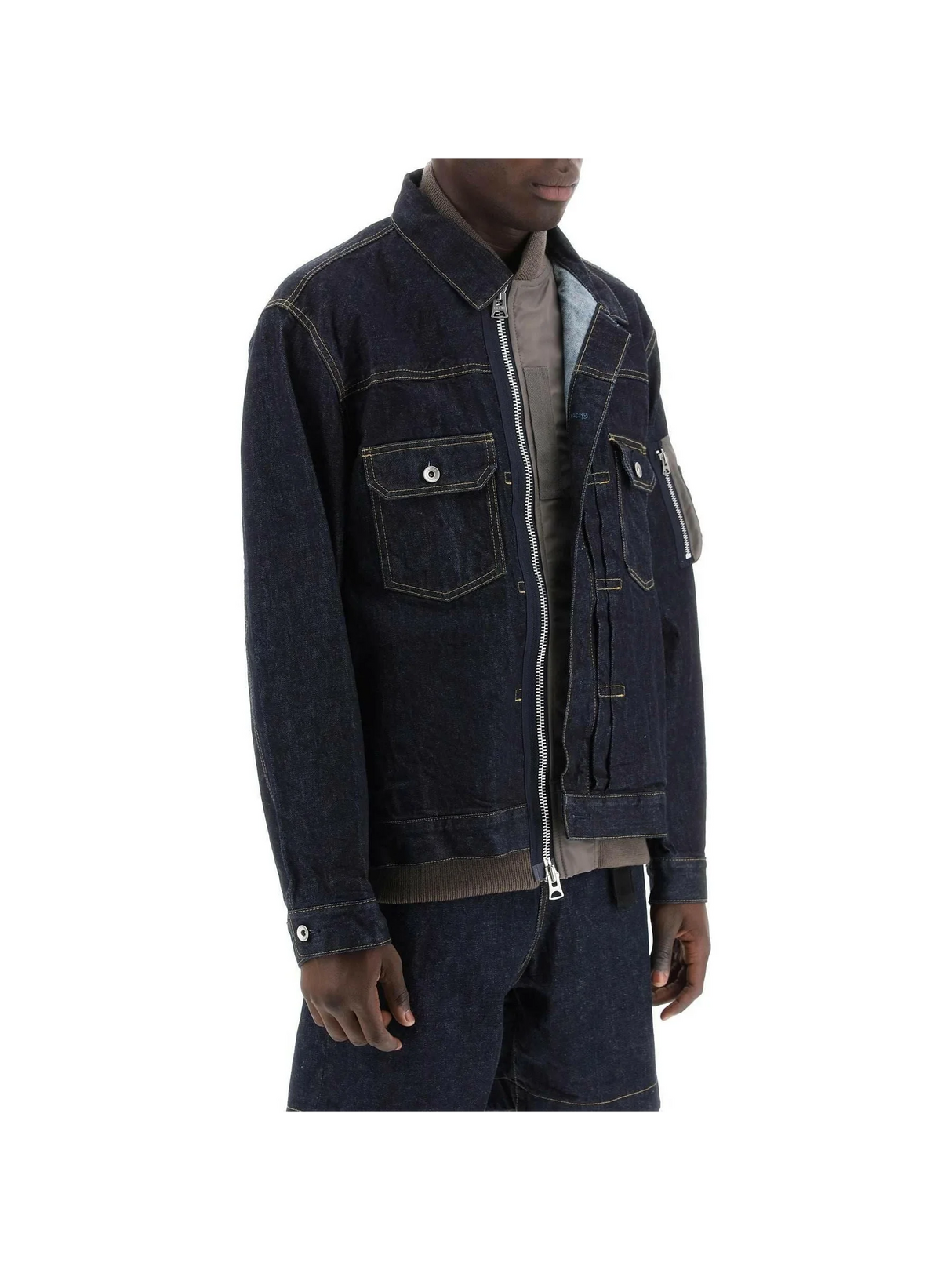 Denim Blouson Jacket SACAI JOHN JULIA.