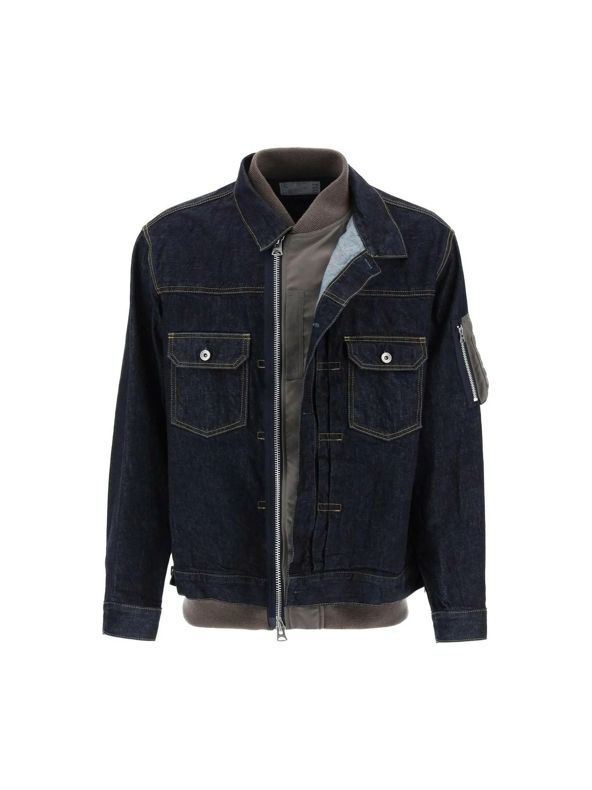 Denim Blouson Jacket SACAI JOHN JULIA.