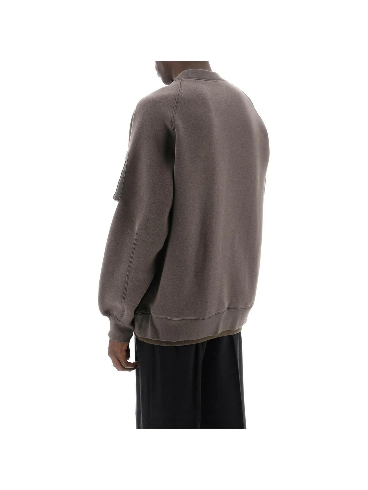 SACAI-Double Hem Sweatshirt-JOHN JULIA