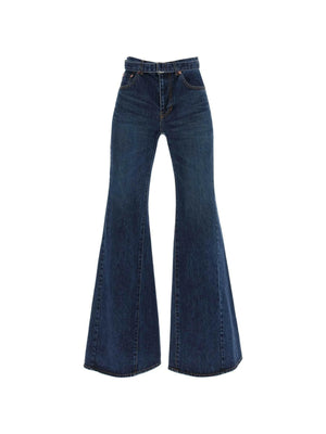 Flared Denim Jeans.