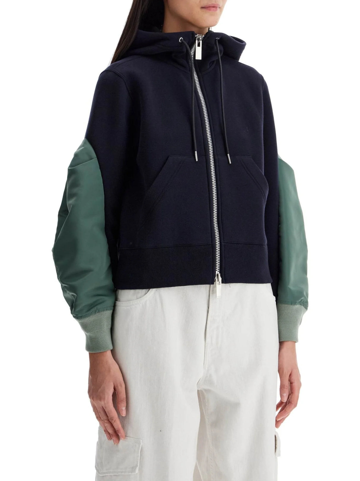 Hooded Sweatshirt With Zipper