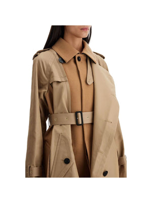 Hybrid Gabardine Wool Coat-SACAI-JOHN JULIA