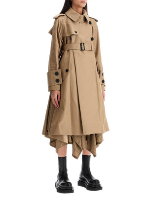 SACAI-In Pelle gabardine Trench-JOHN JULIA