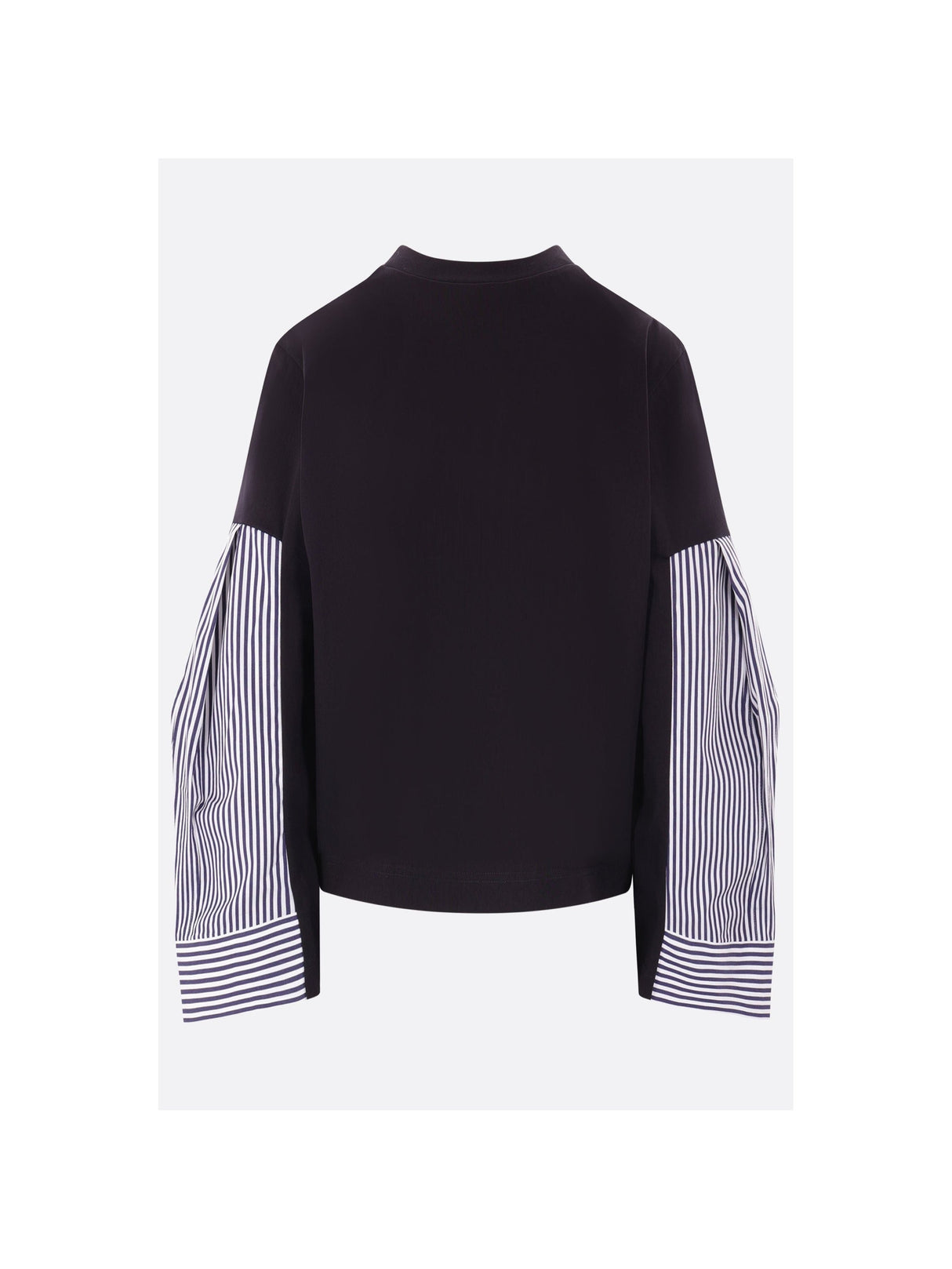 Jersey Poplin T-shirt-SACAI-JOHN JULIA