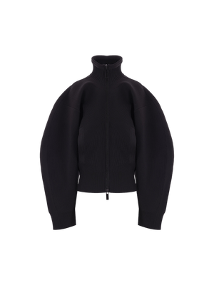 Knit Full-zip Cardigan-SACAI-JOHN JULIA