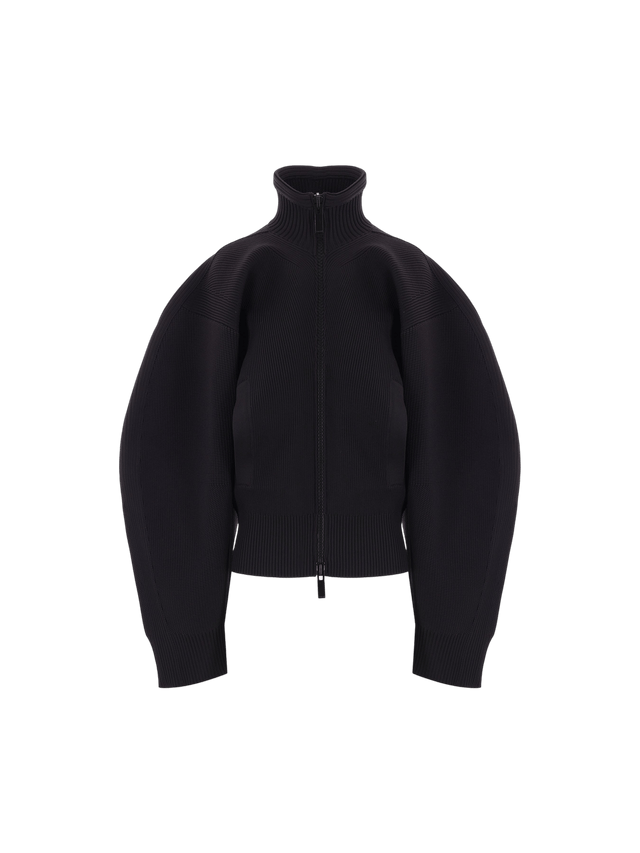 Knit Full-zip Cardigan-SACAI-JOHN JULIA