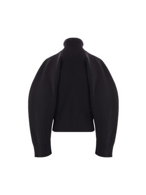 Knit Full-zip Cardigan-SACAI-JOHN JULIA