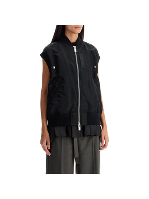 Layered Nylon Vest