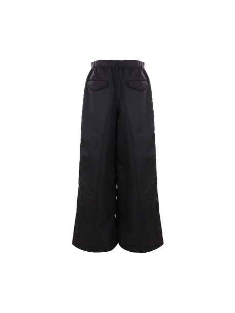 Loose-fit Twill Trousers-SACAI-JOHN JULIA