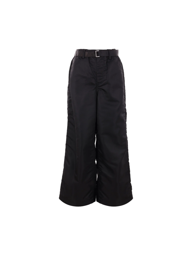 Loose-fit Twill Trousers-SACAI-JOHN JULIA