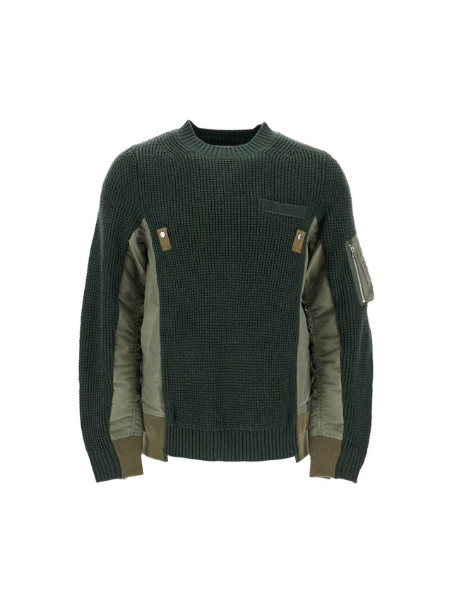 MA-1 X Wool Knit Sweater.