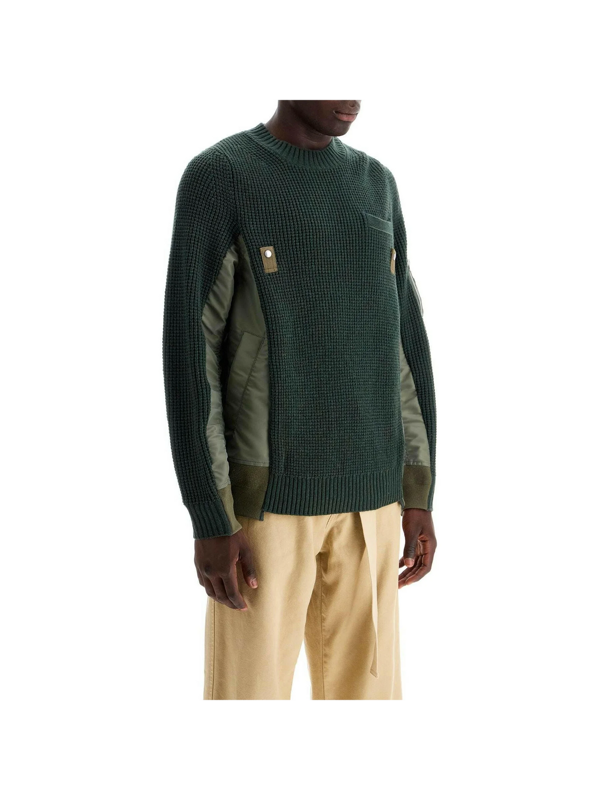 MA-1 X Wool Knit Sweater.