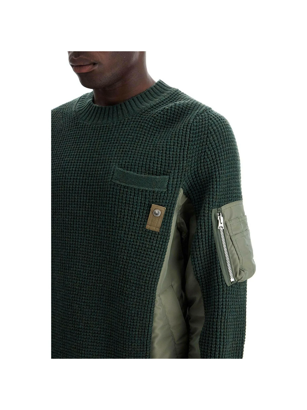 MA-1 X Wool Knit Sweater.