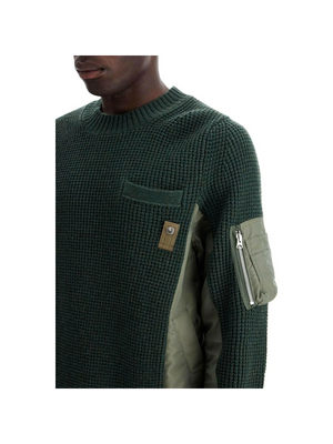 MA-1 X Wool Knit Sweater.