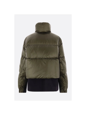 Nylon Wool Down Jacket-SACAI-JOHN JULIA