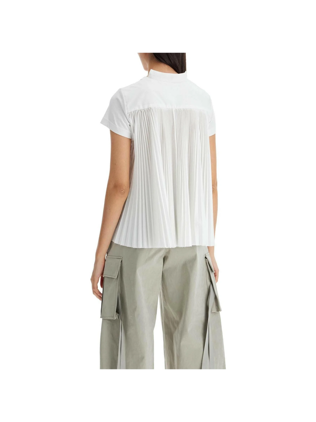 Pleated Back T-Shirt.