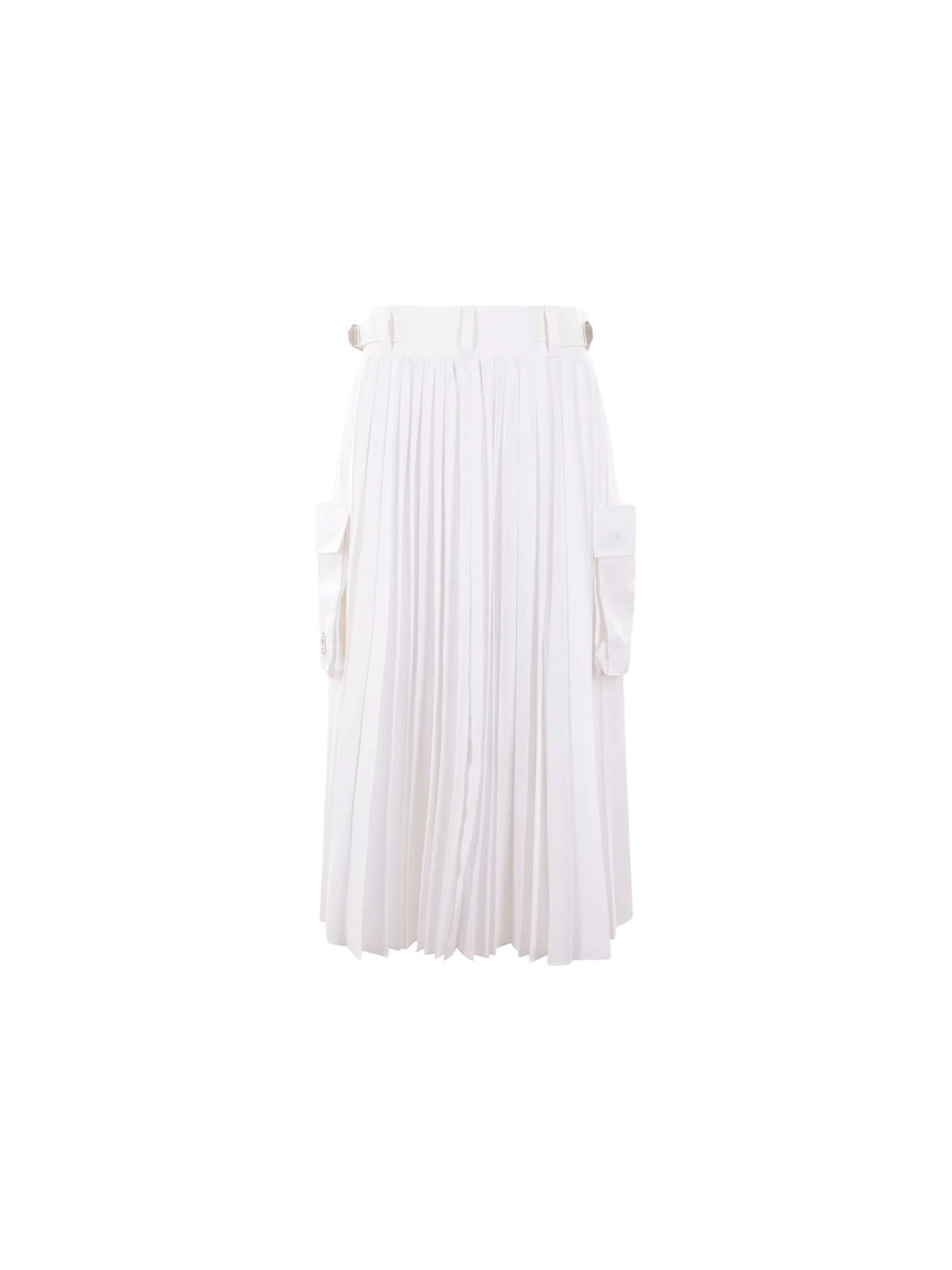 Pleated Poplin Skirt-SACAI-JOHN JULIA