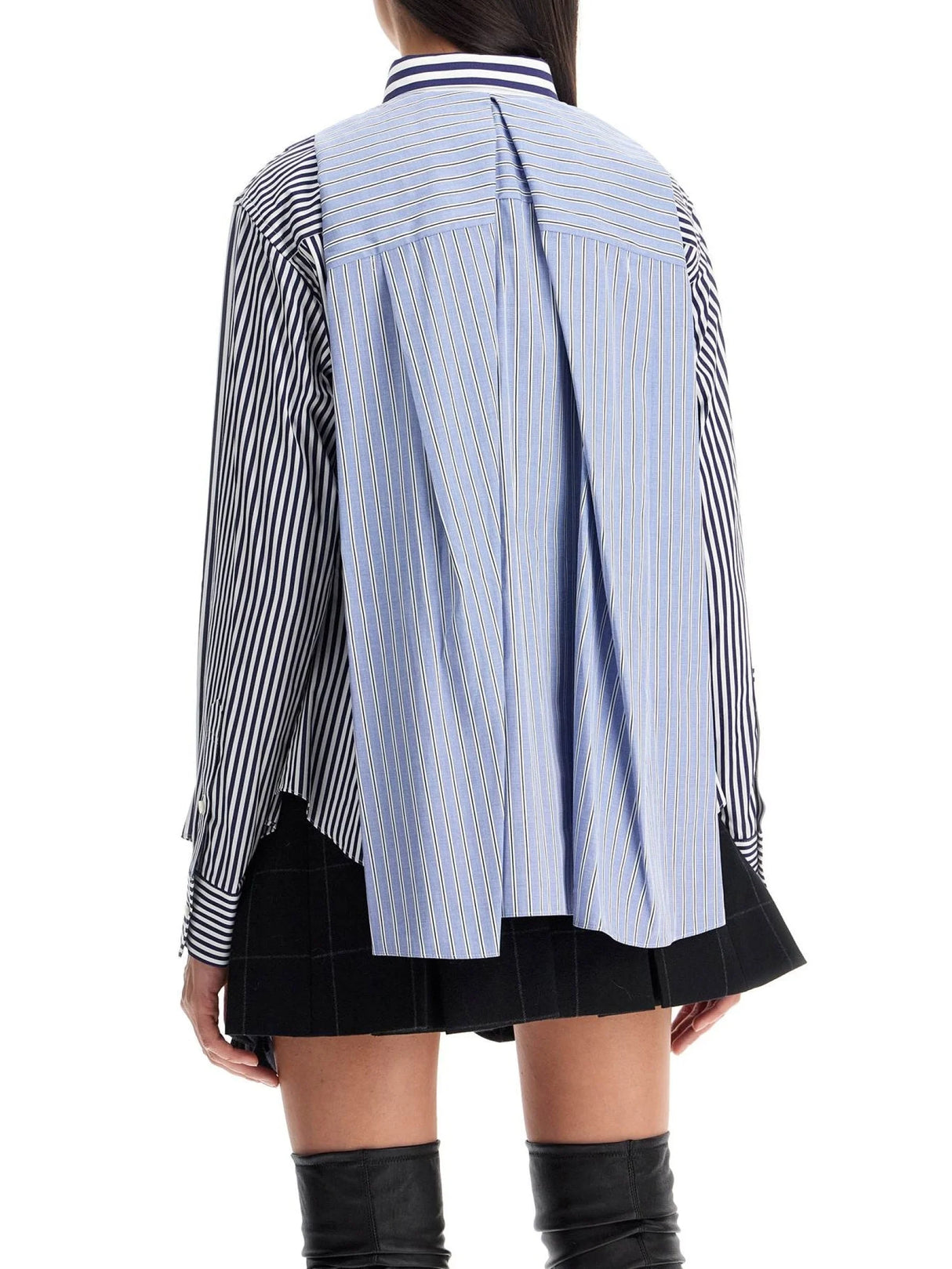 Poplin Sticked Shirt With