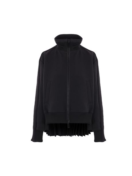 Technical Jersey Full-zip Jacket-SACAI-JOHN JULIA