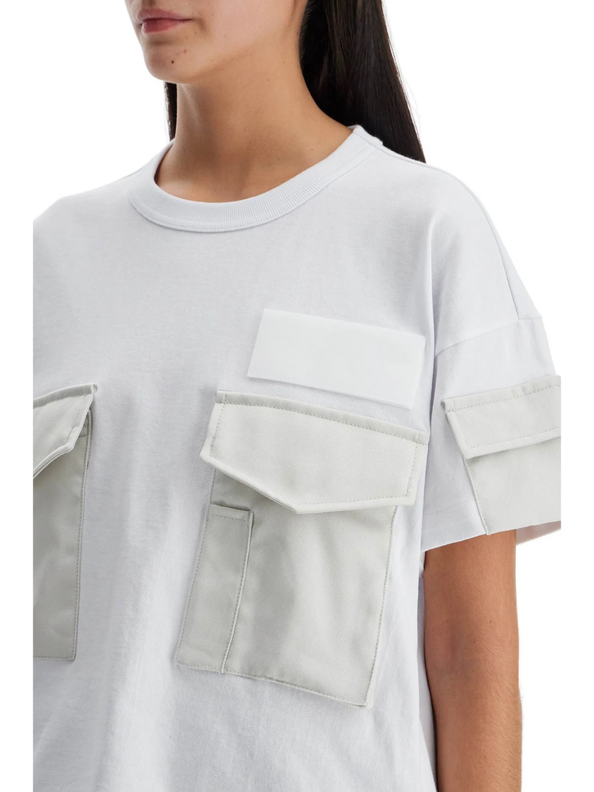 Sacai X Spiewak Patch T-Shirt-Sacai-JOHN JULIA