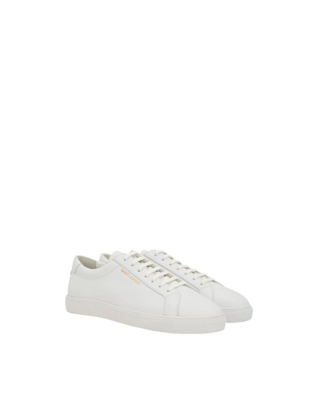 SAINT LAURENT-Andy Smooth Leather Sneakers-JOHN JULIA