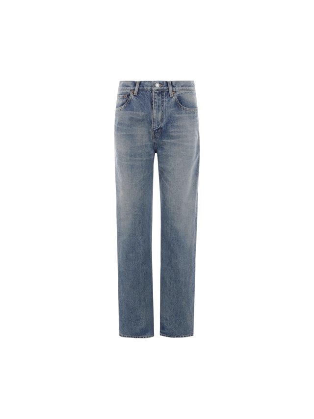 Benjamin Straight-leg Denim Jeans-SAINT LAURENT-JOHN JULIA