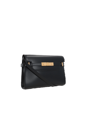 Box Leather Manhattan Small Shoulder Bag-SAINT LAURENT-JOHN JULIA