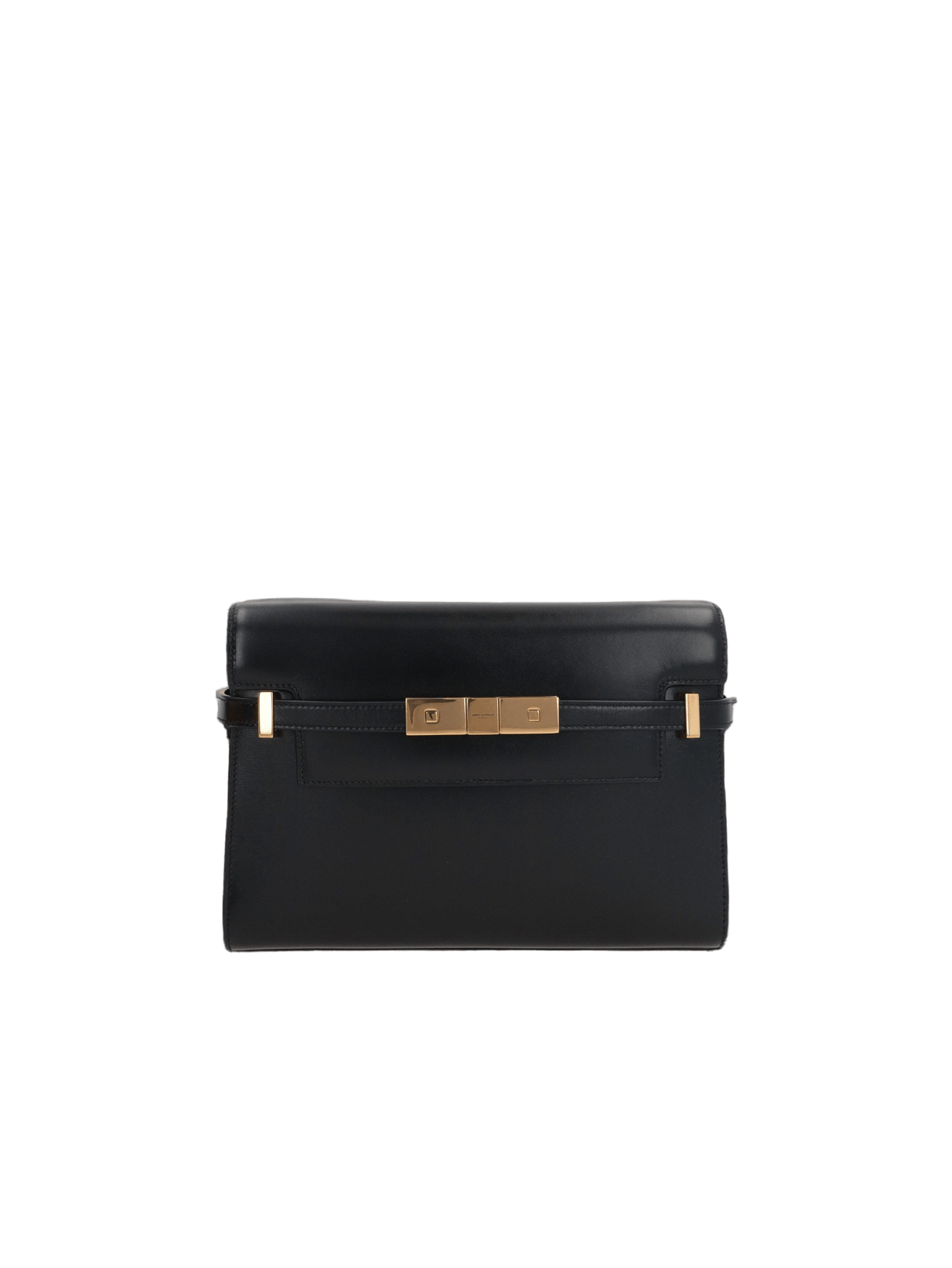 Box Leather Manhattan Small Shoulder Bag-SAINT LAURENT-JOHN JULIA