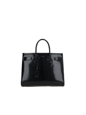 Brushed Leather Sac De Jour Small Handbag-SAINT LAURENT-JOHN JULIA